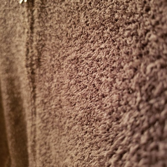 Barefoot Dreams CozyChic Full Zip Robe in Pacific Blue (S/M) - Picture 9 of 9